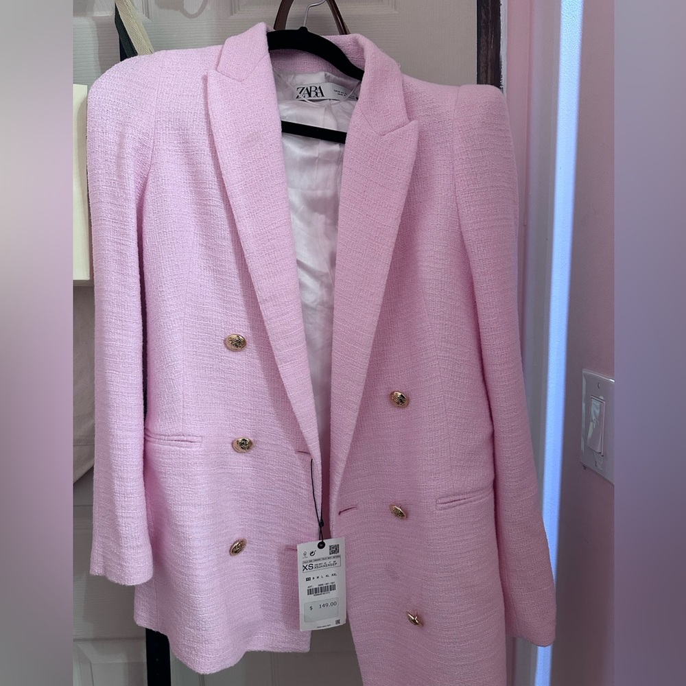 Brand new Zara pink blazer
